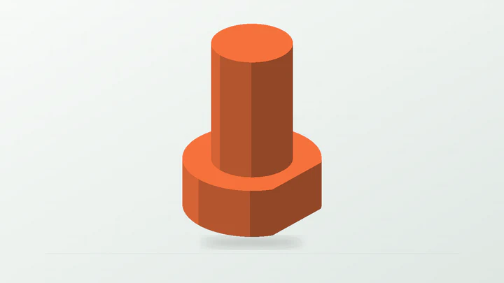 Flat-face bench stop, rendered from its starter dimensions