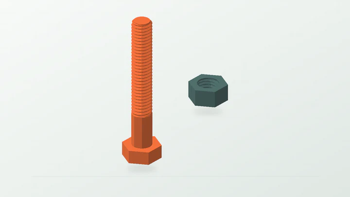 M6 jig adjustment pair, rendered from its starter dimensions